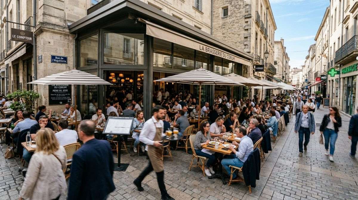Restaurant rentable quartier affaires Montpellier