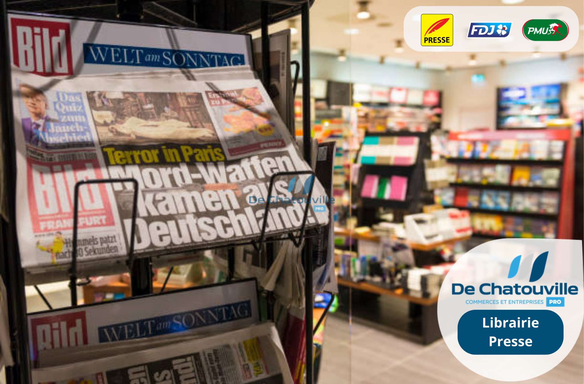 Vente très belle affaire jeux librairie presse Var