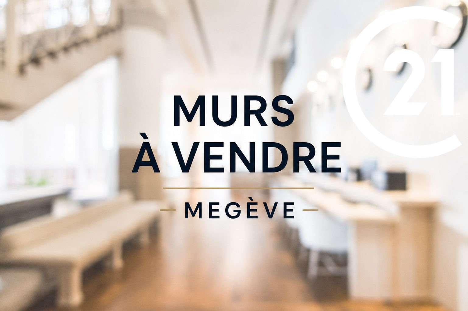 A vendre murs commerciaux à Megève centre