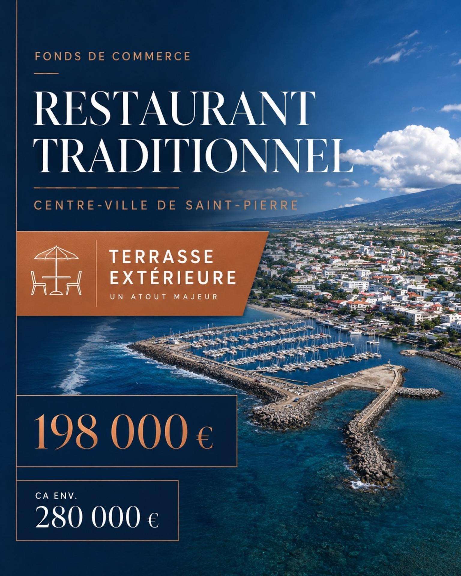 AV restaurant traditionnel centre de Saint-Pierre