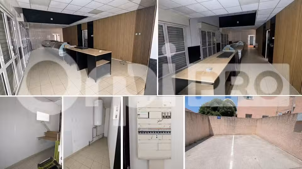 Local commercial 121m² à louer empl N°1 à Vias 