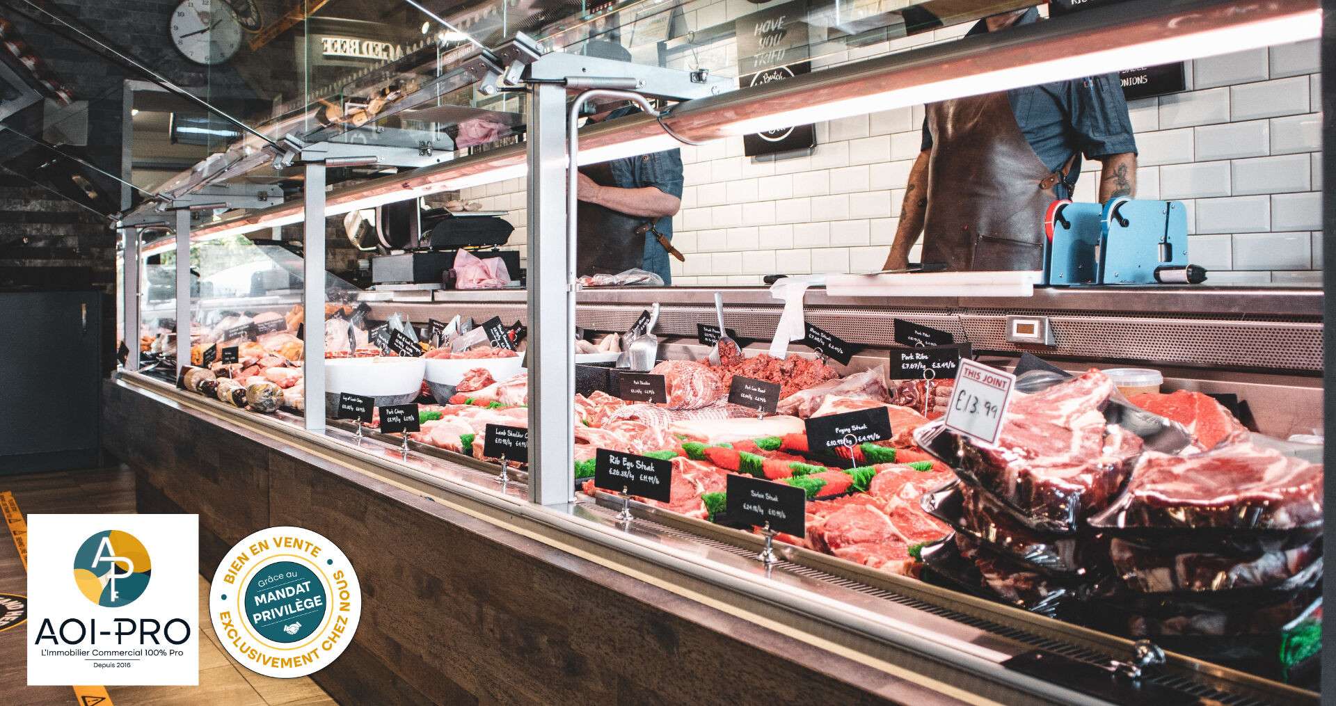 EXCLU à vendre FDC boucherie charcuterie à Pessac
