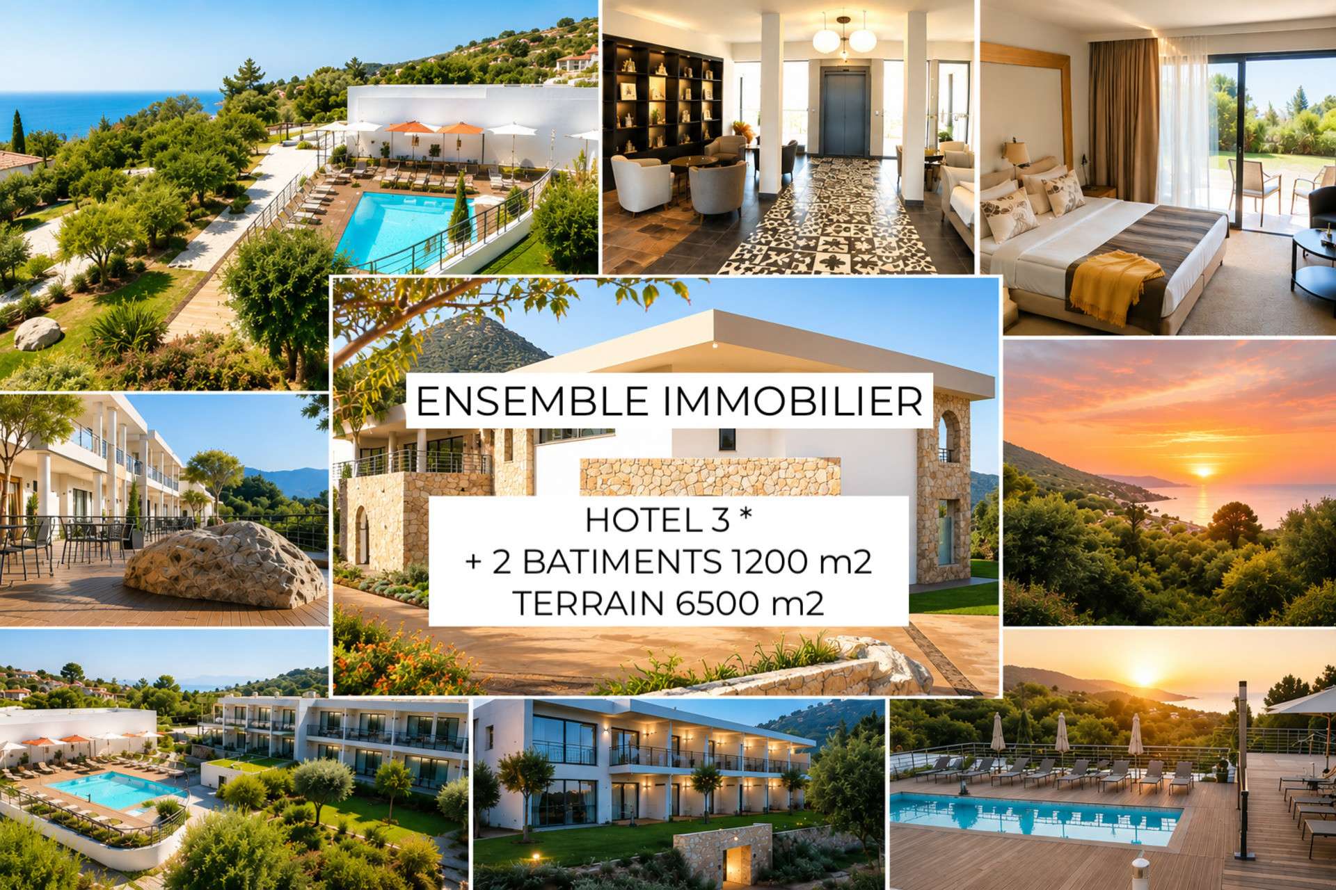 À vendre hôtel haut de gamme proche L'Île-Rousse