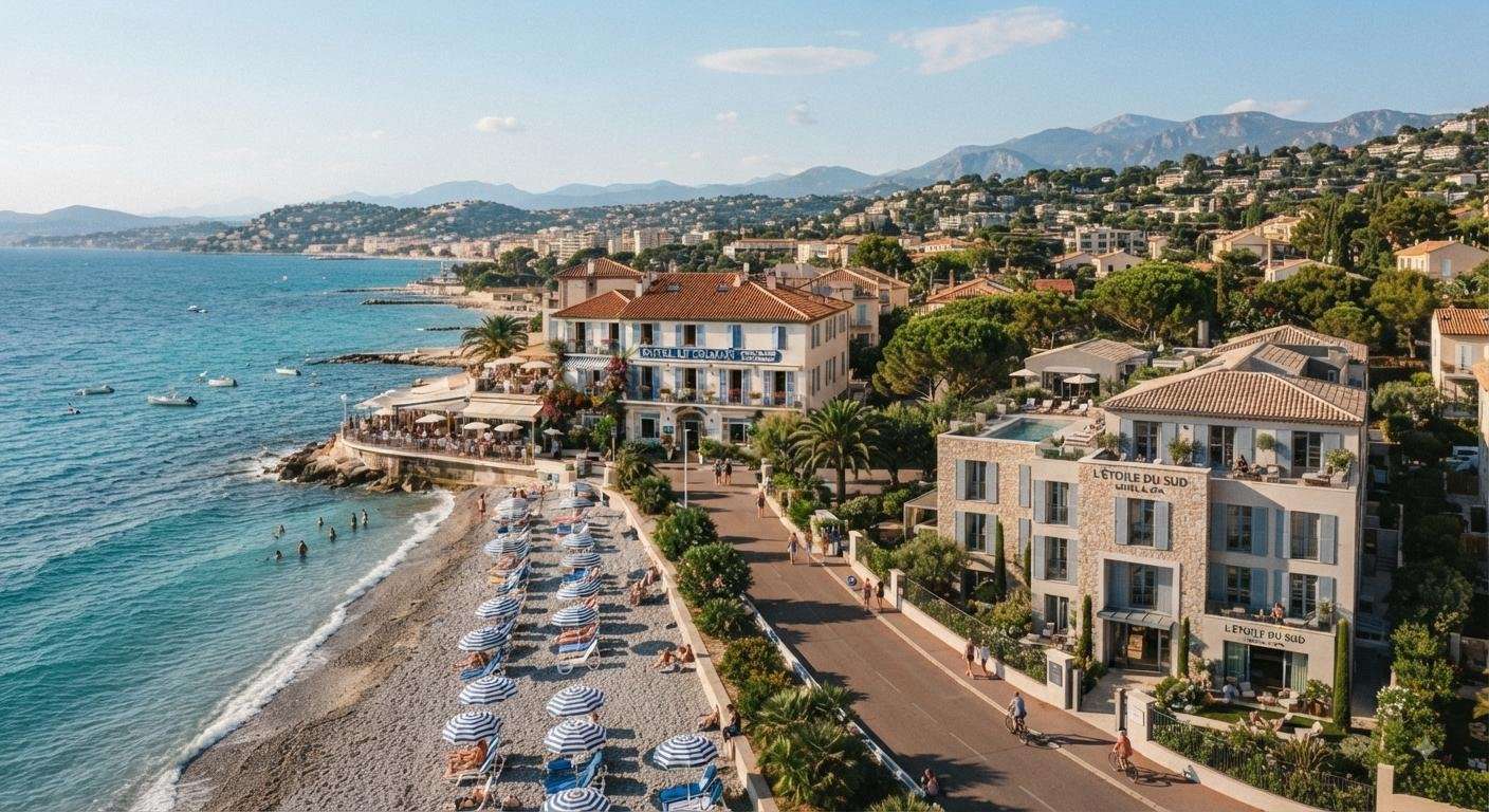 A vendre hôtel 3 *** face mer à Villeneuve Loubet