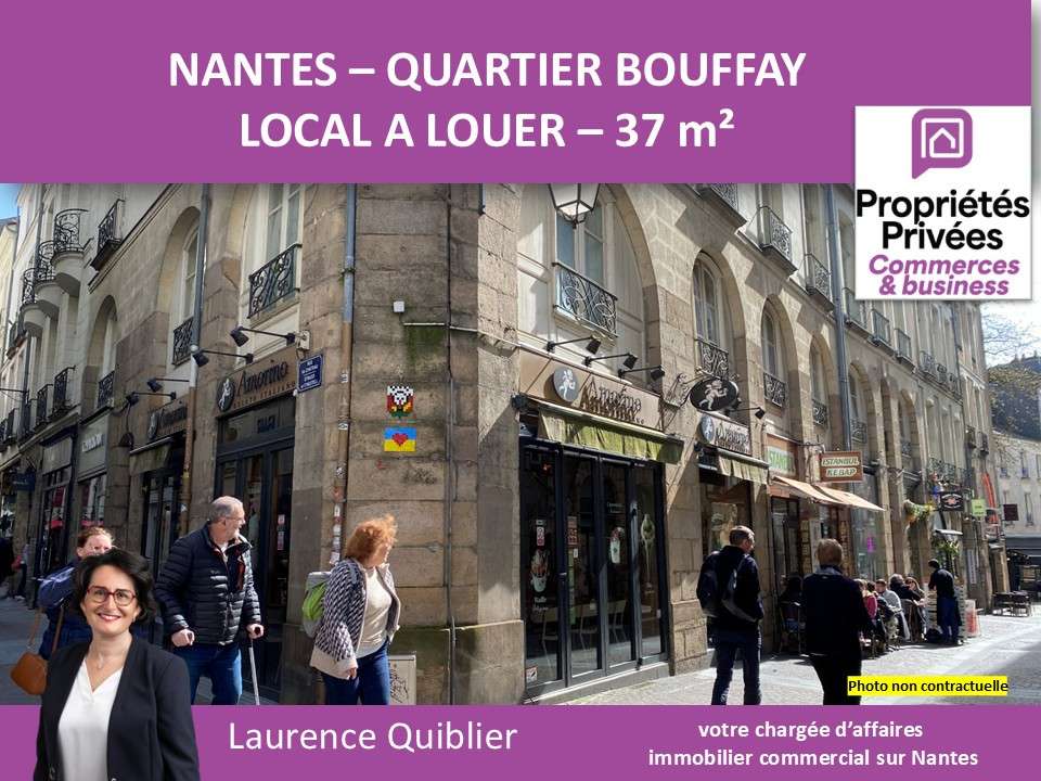 Local à louer de 37m² à Nantes hyper centre 44000