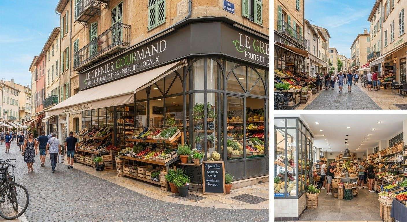 Cession droit au bail local d'angle 166m² à Cagnes