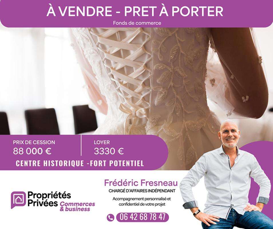 Cède FDC prêt à porter luxe mode accessoires Auray