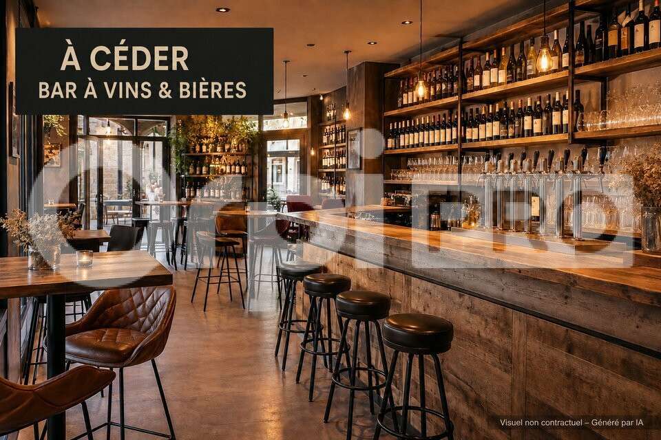 Cession bar à vins et bières 60m² à Valras-Plage