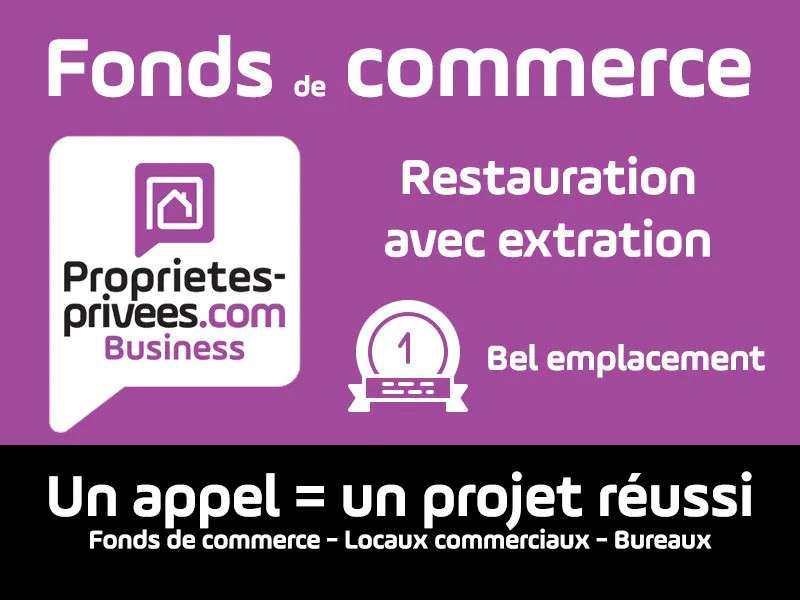 Vente restaurant grosse extraction 75019 Paris