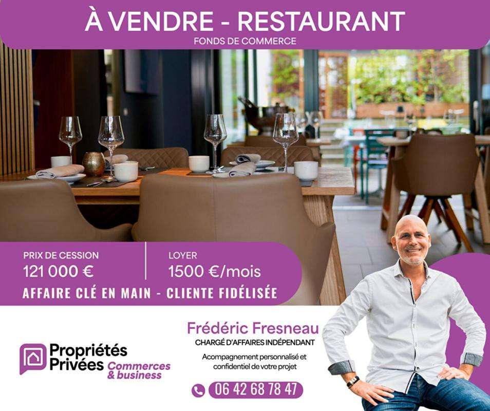 Vente restaurant de charme 75 couverts à Riantec