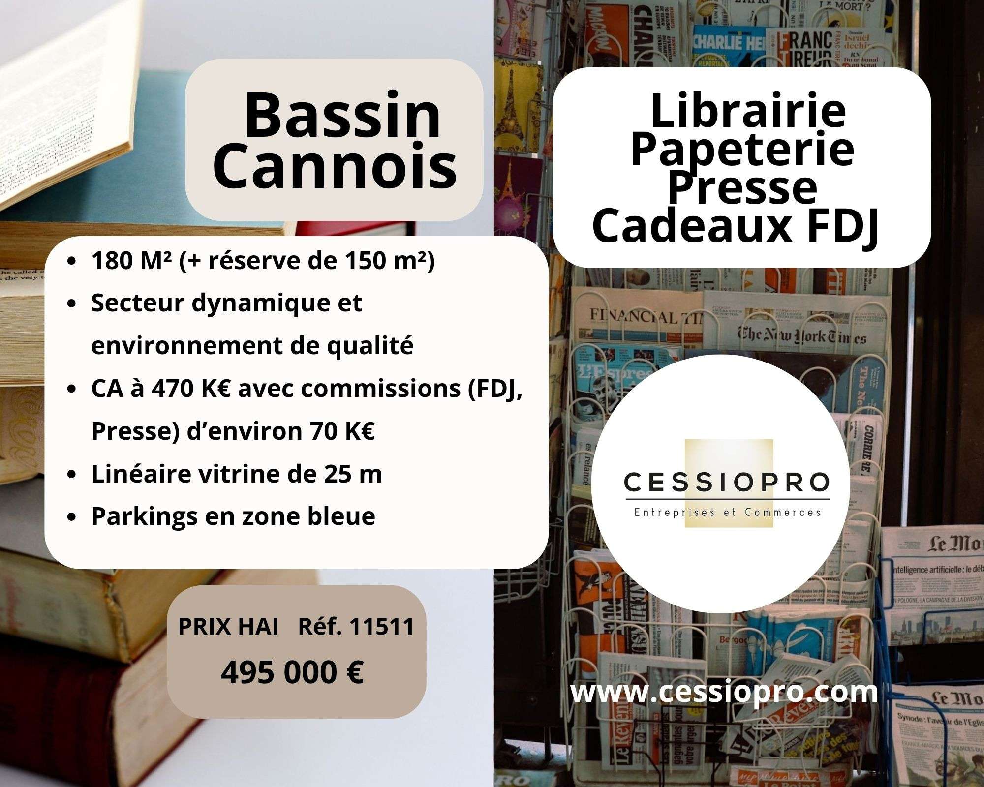AV Librairie Papeterie Presse Cadeaux FDJ - Cannes