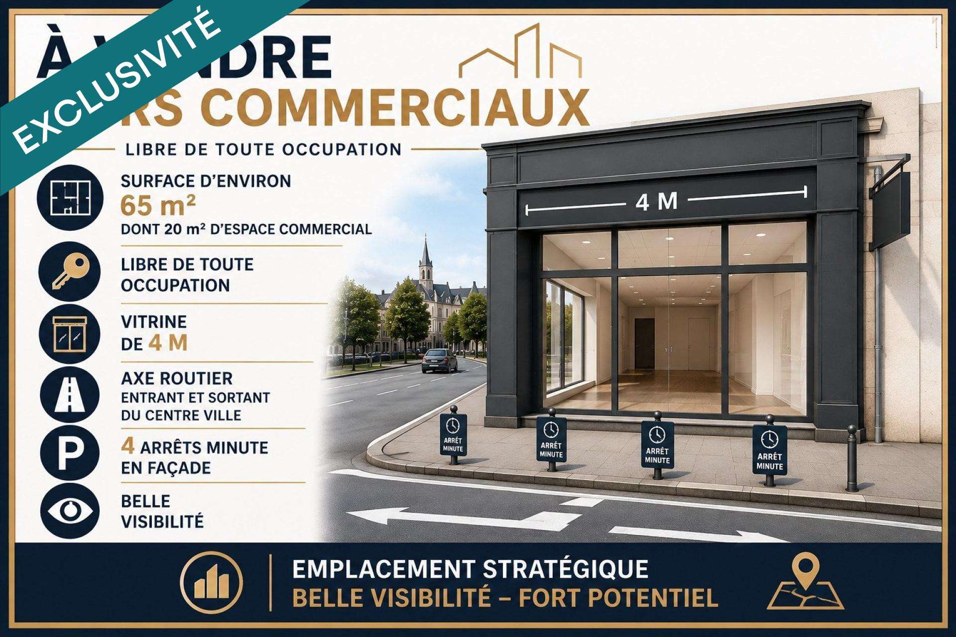 Murs commerciaux à vendre proche Place Napoléon
