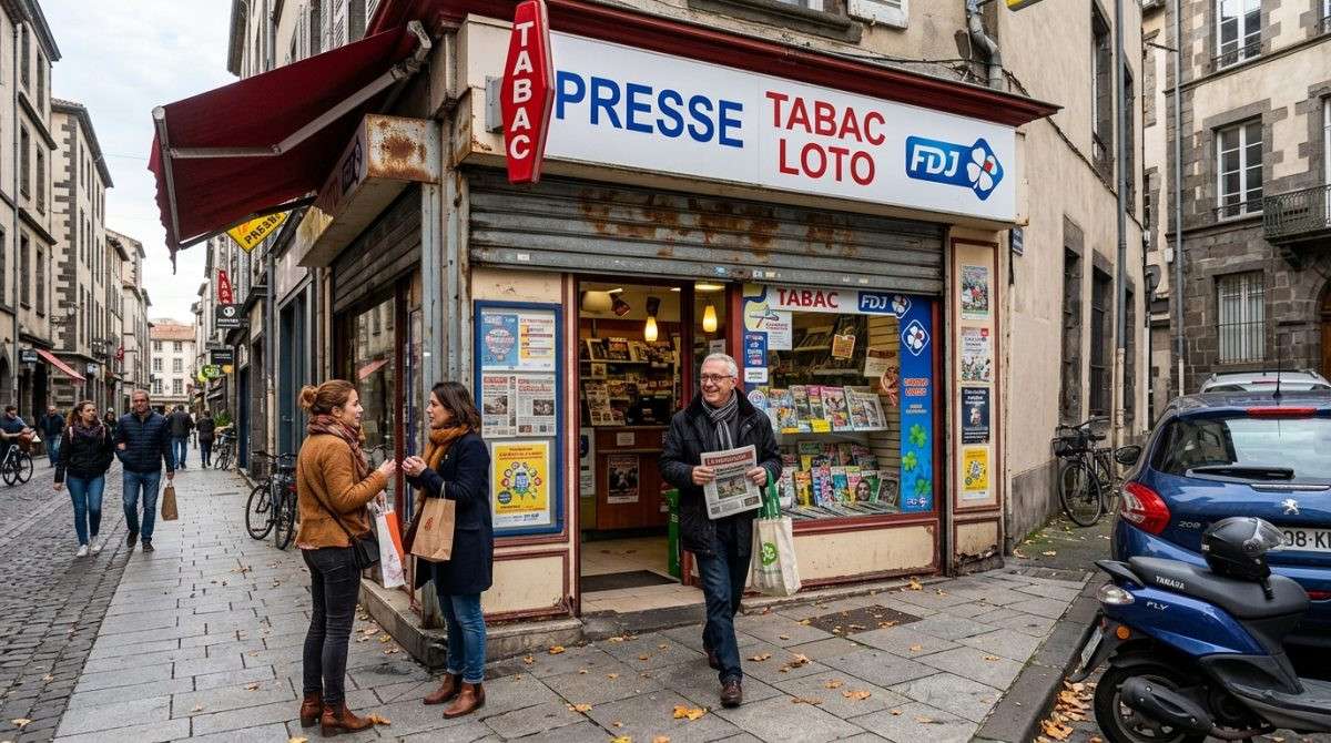 AV FDC tabac presse loto FDJ à Clermont Fd