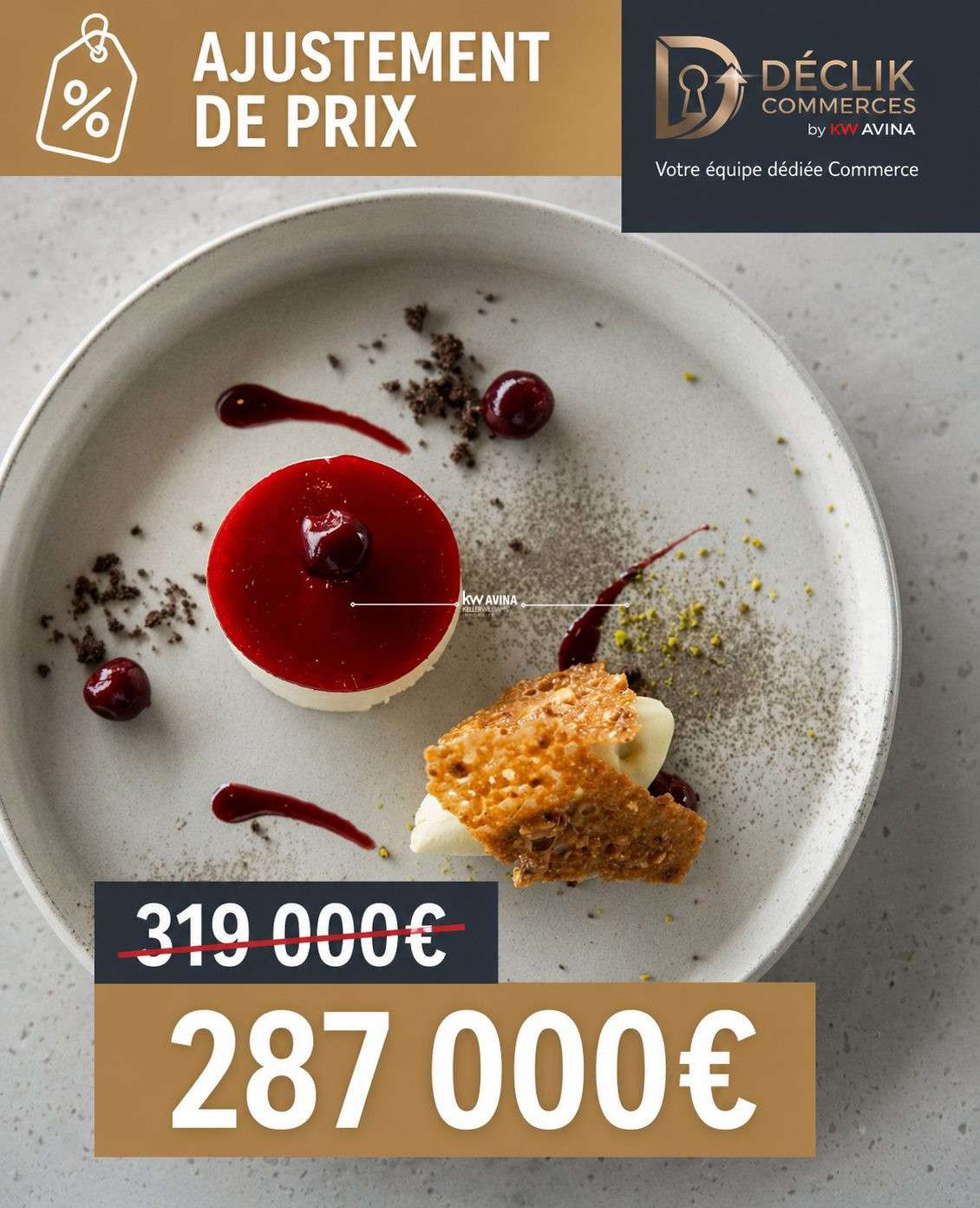 Vente restaurant bistronomique à Marcq-En-Baroeul