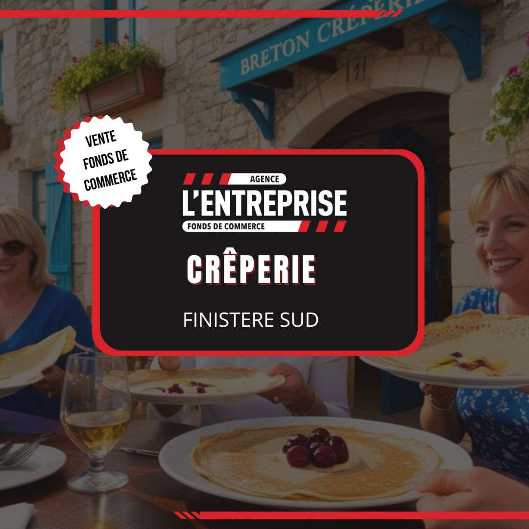 A vendre crêperie pure en centre ville Finistère