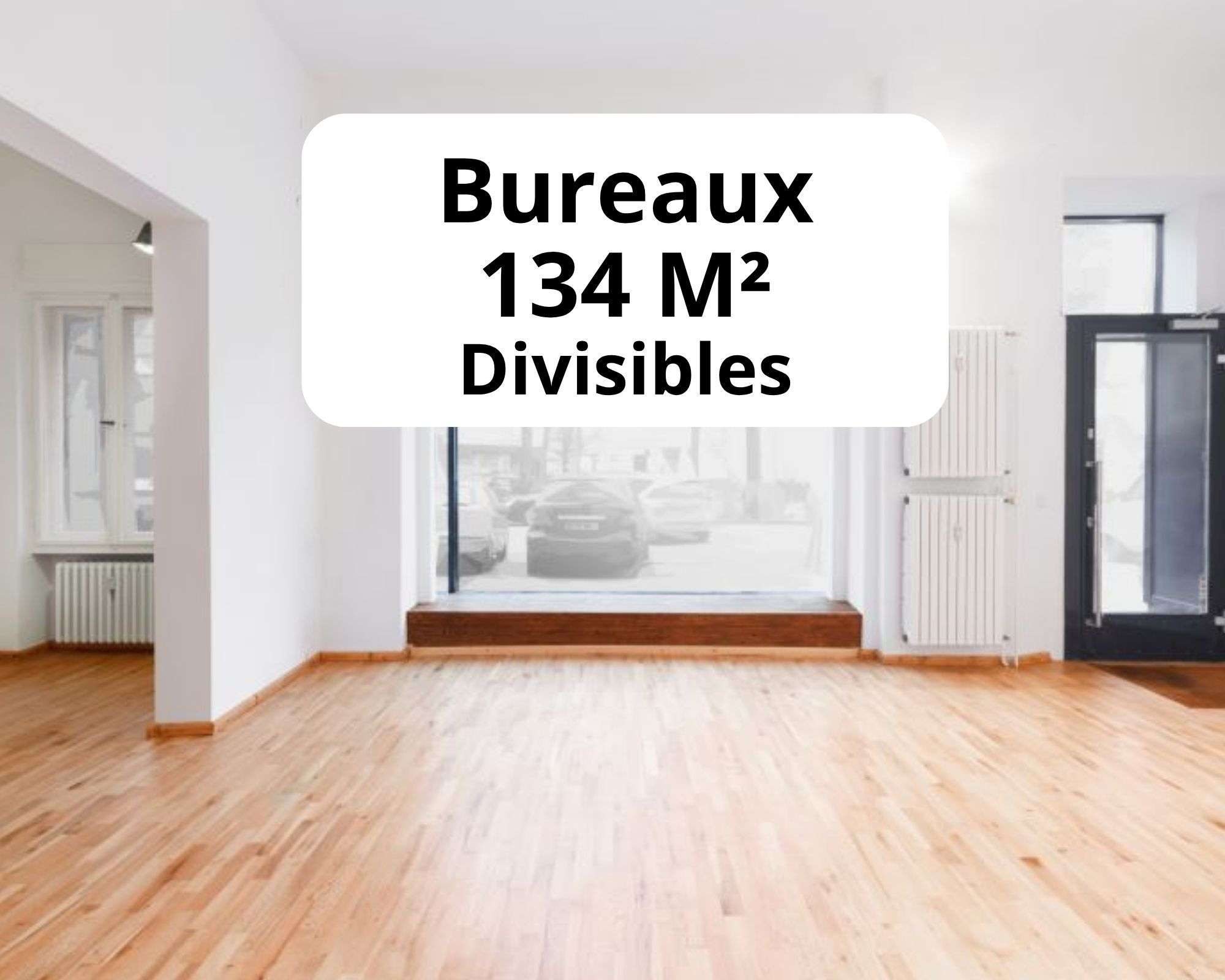 AV bureaux 134m² divisibles accessibles PMR Grasse