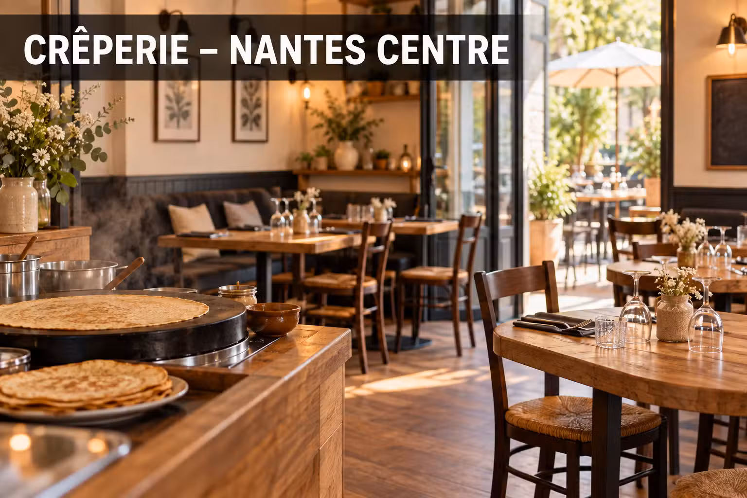 Vente crêperie avec terrasse à Nantes hyper centre