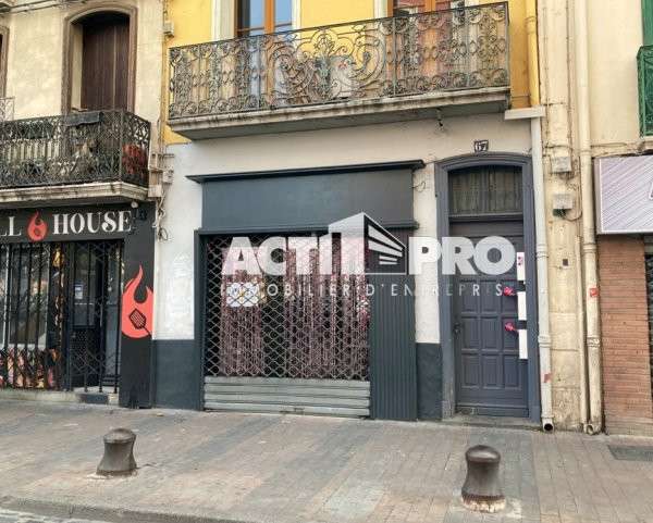 A louer murs commerciaux 39m² rue Foch à Perpignan
