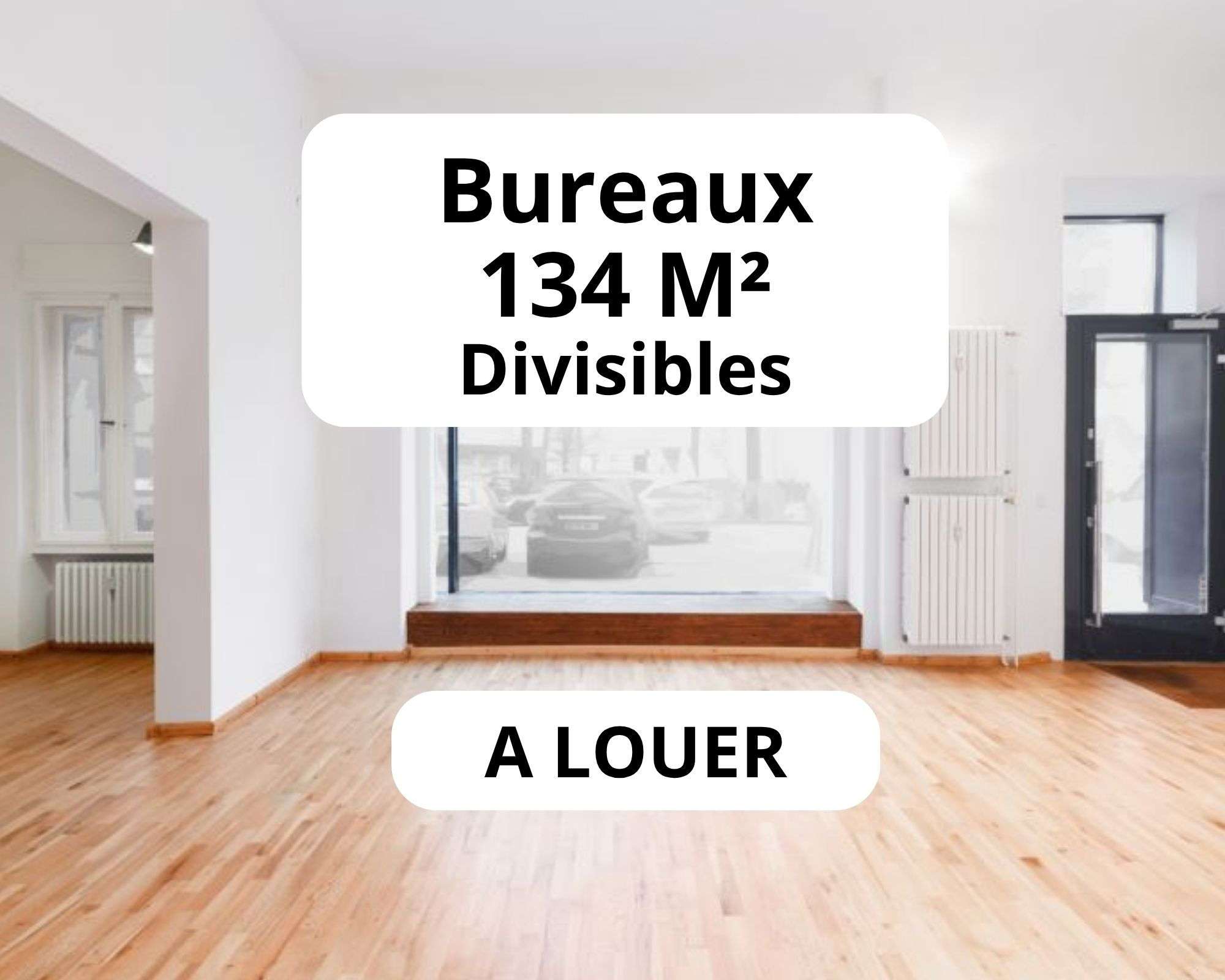 A louer bureaux de 134m² divisibles PMR à Grasse