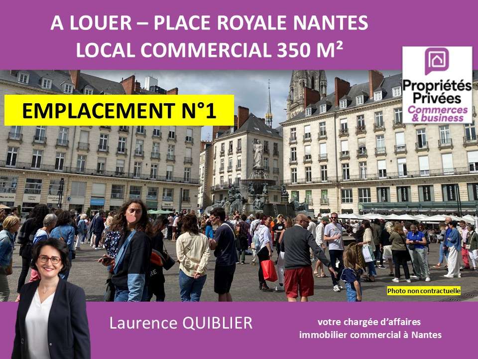 Local d'exception 350m² à Nantes Place Royale