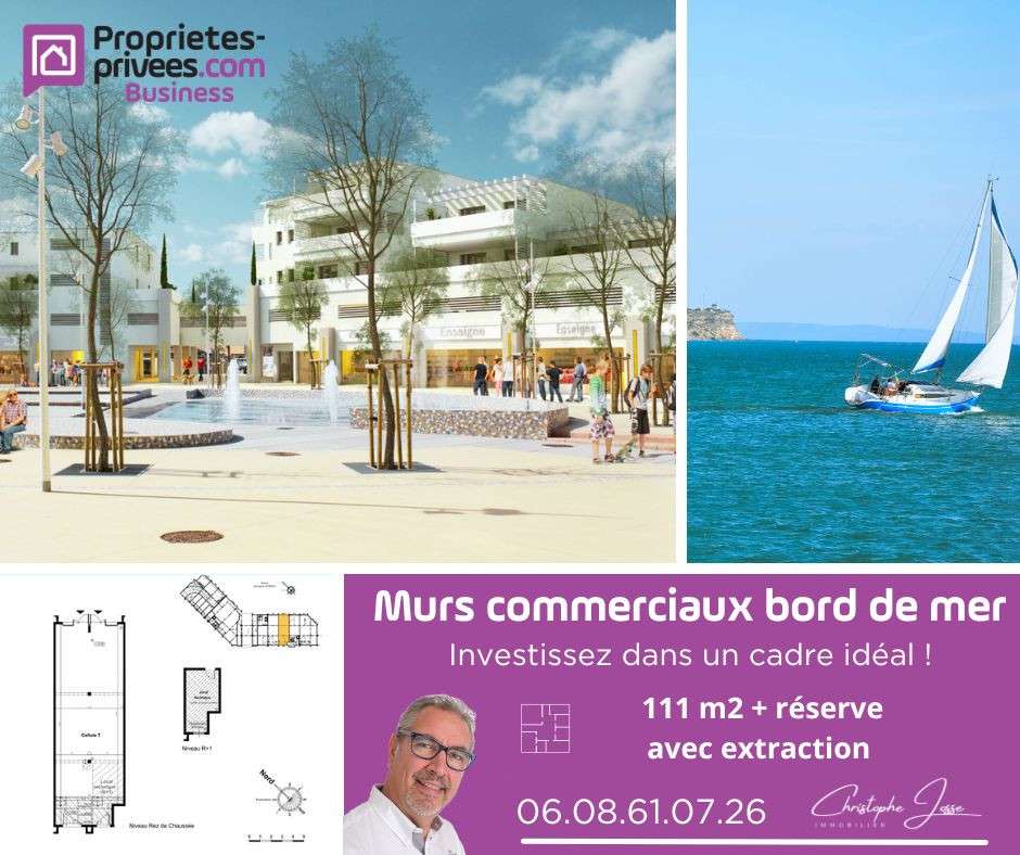 Vente murs commerciaux libres 111m² à Port-Leucate