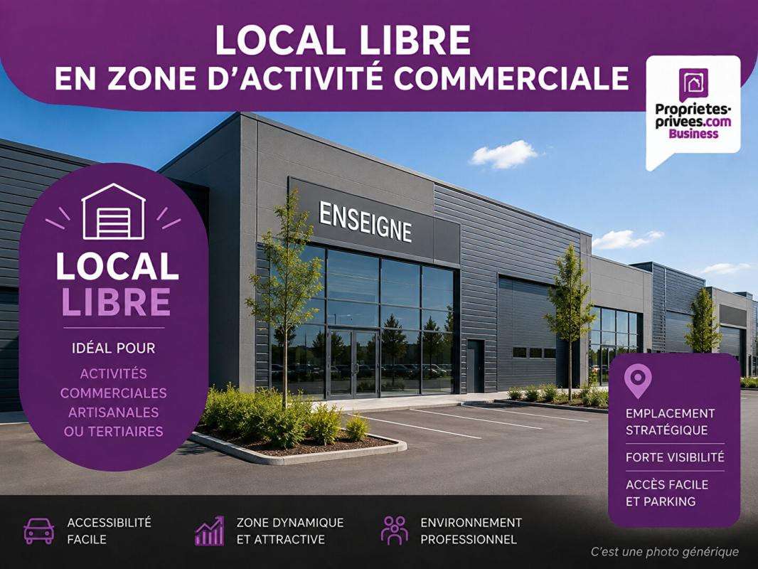 Loue local commercial 122m² Saint-Julien-lès-Metz