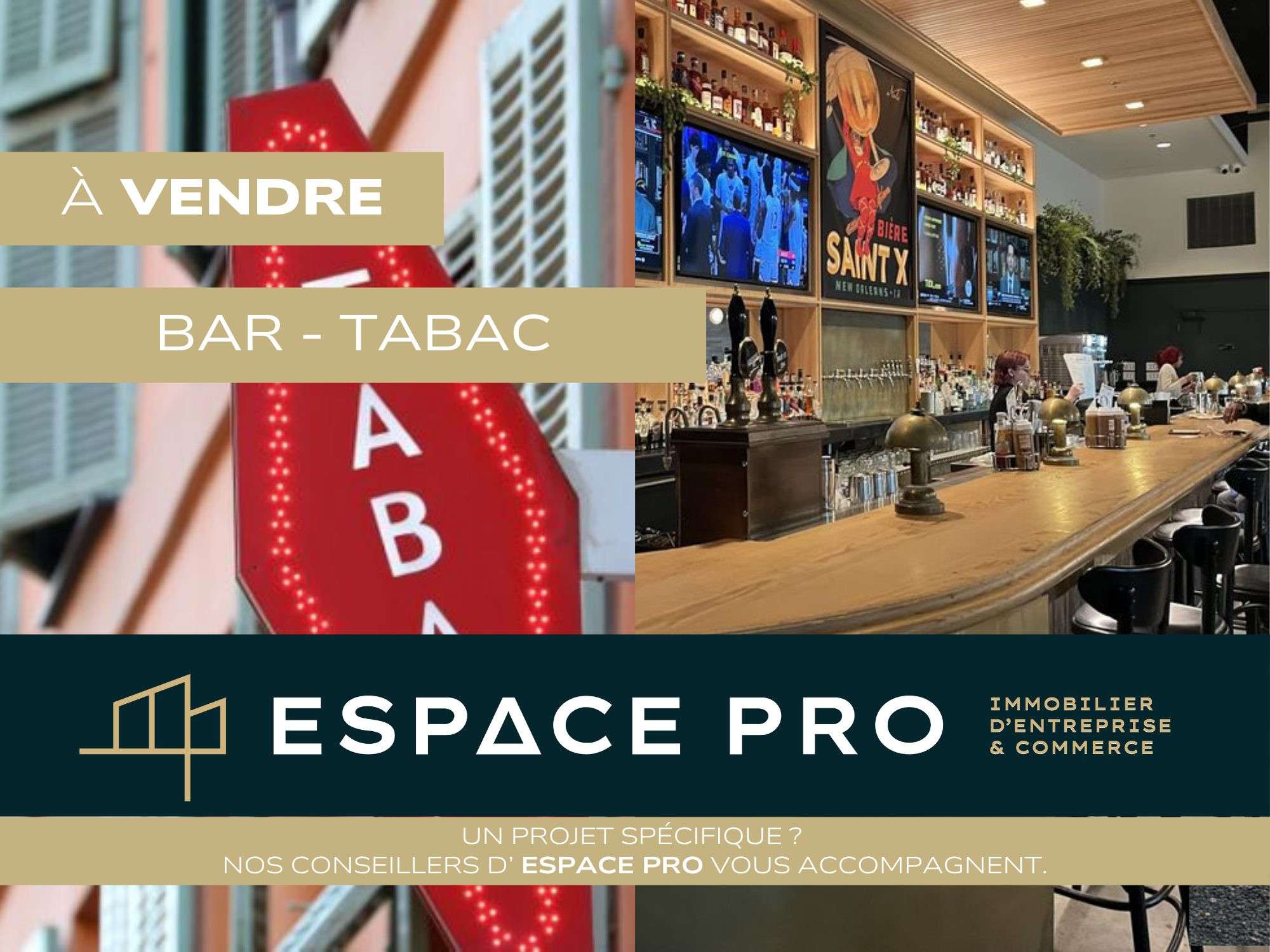 Vente beau bar tabac commune de 10 000 hab en Eure