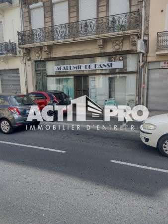 Vente murs commerciaux 107m² au centre de Béziers