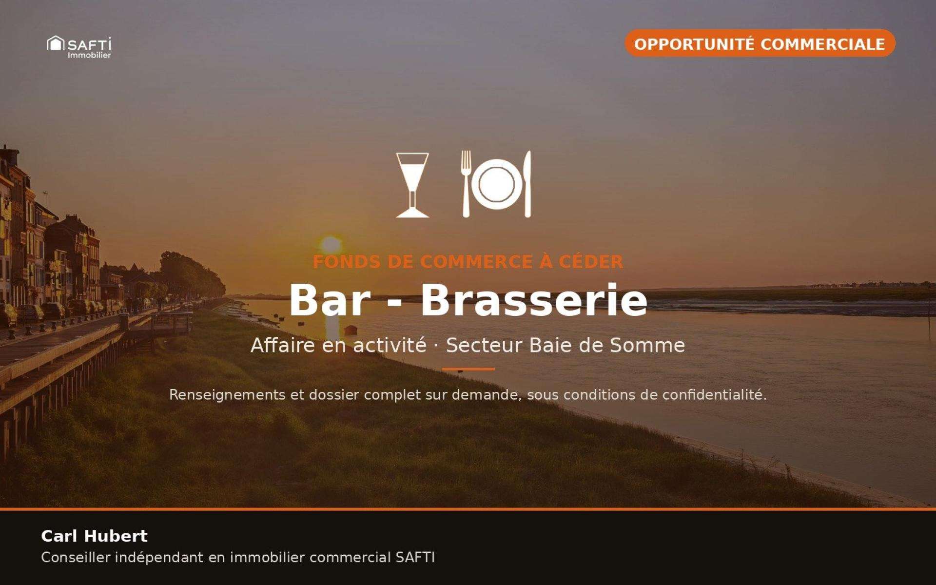 Vente FDC restaurant bar à vins Saint-Valery/Somme