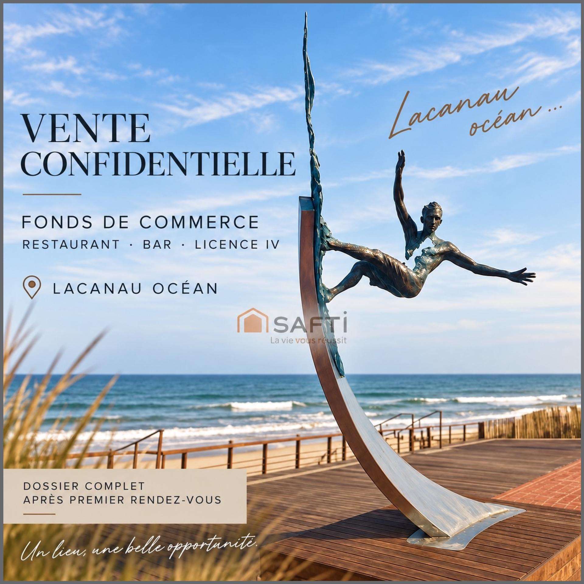 Vente restaurant Lic IV de 240m² à Lacanau centre