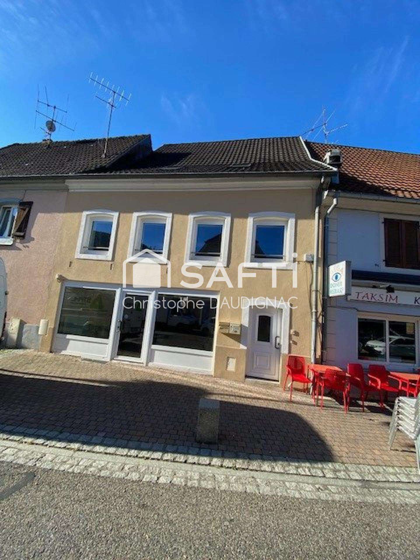 Vente local commercial 145m² Saint-Amarin centre