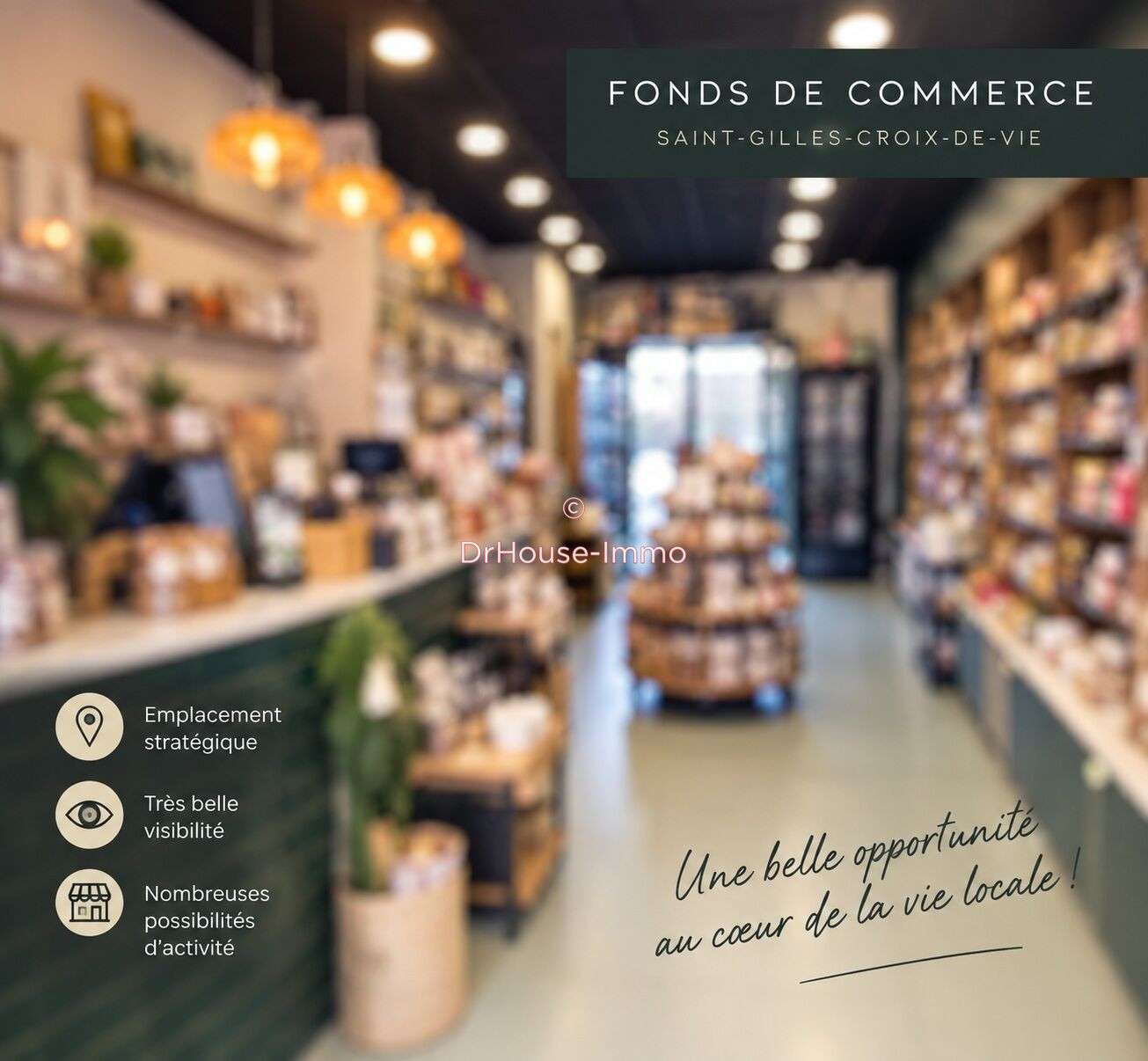 Vente fonds de commerce Saint Gilles Croix De Vie