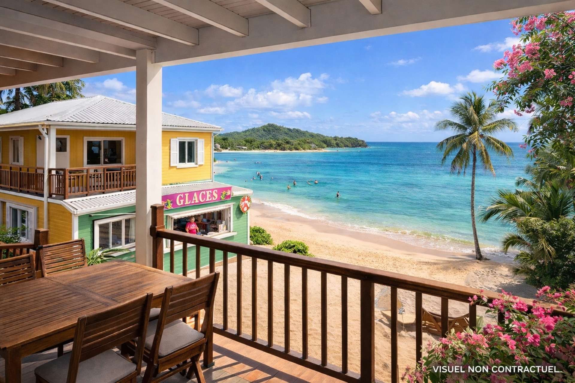 A vendre ensemble touristique à Sainte Anne centre