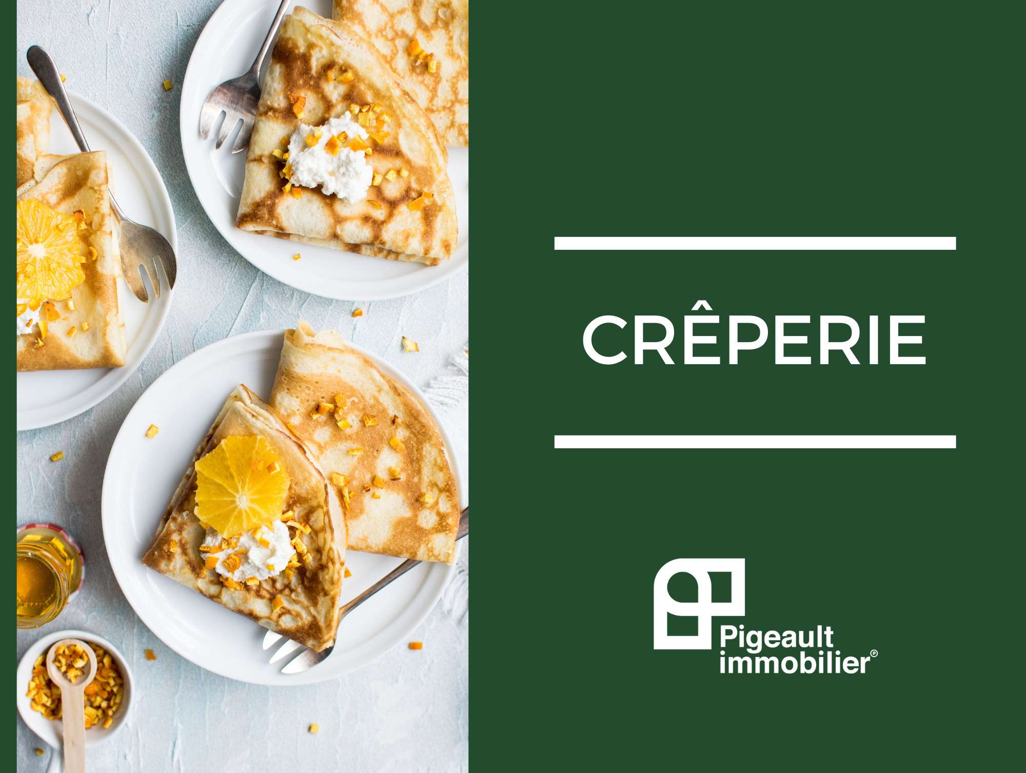 Vente crêperie en centre ville dynamique dept 35