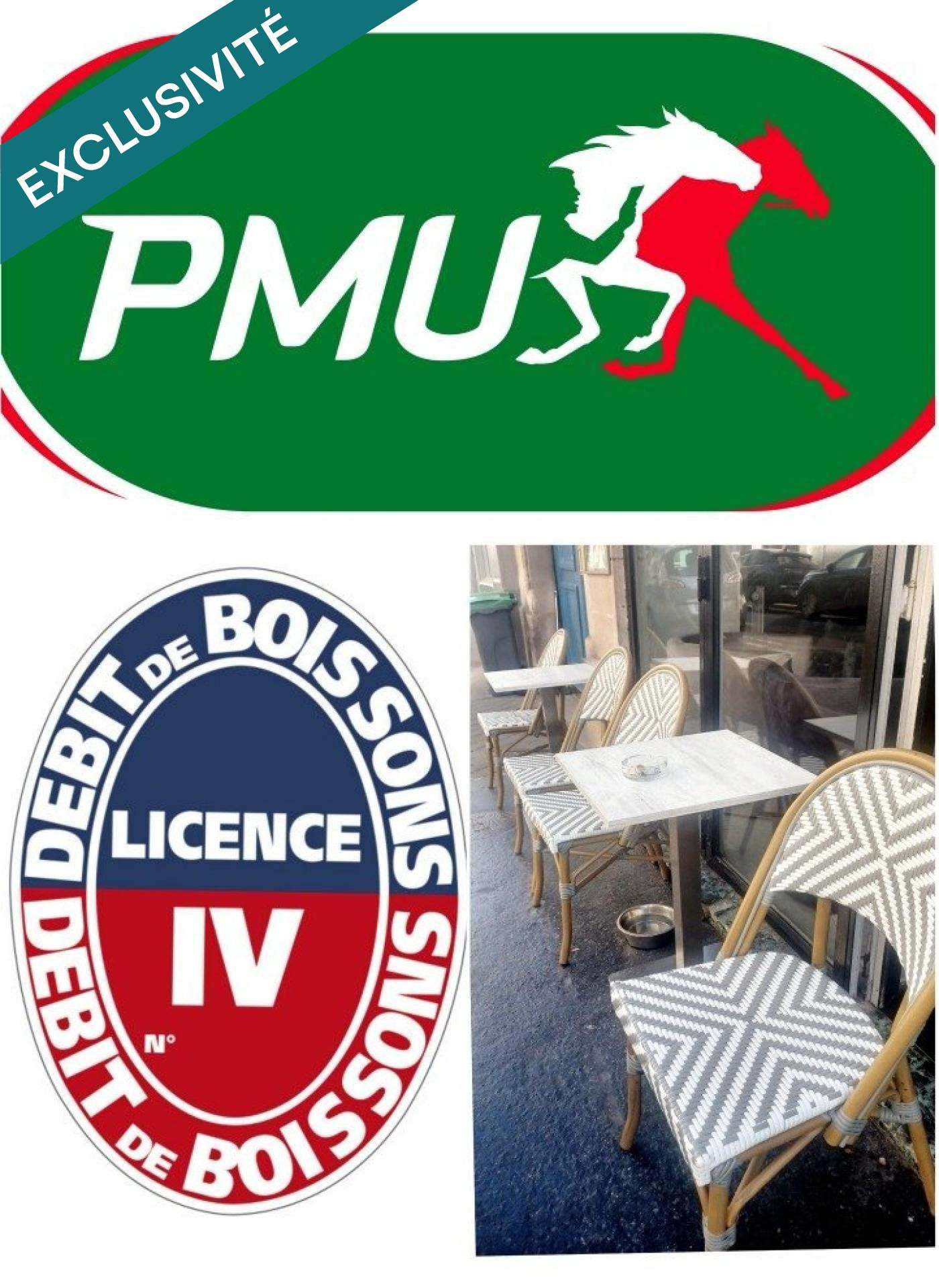 Vente bar brasserie terrasse extraction PMU Paris