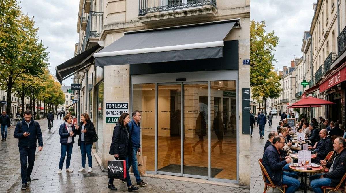 A vendre droit au bail 105m² emplacement N°1 Vichy