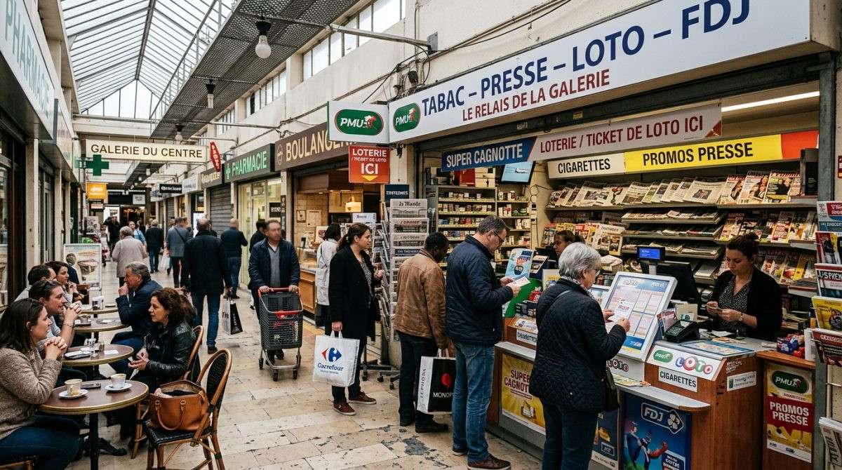 AV tabac presse loto FDJ en galerie marchande 63