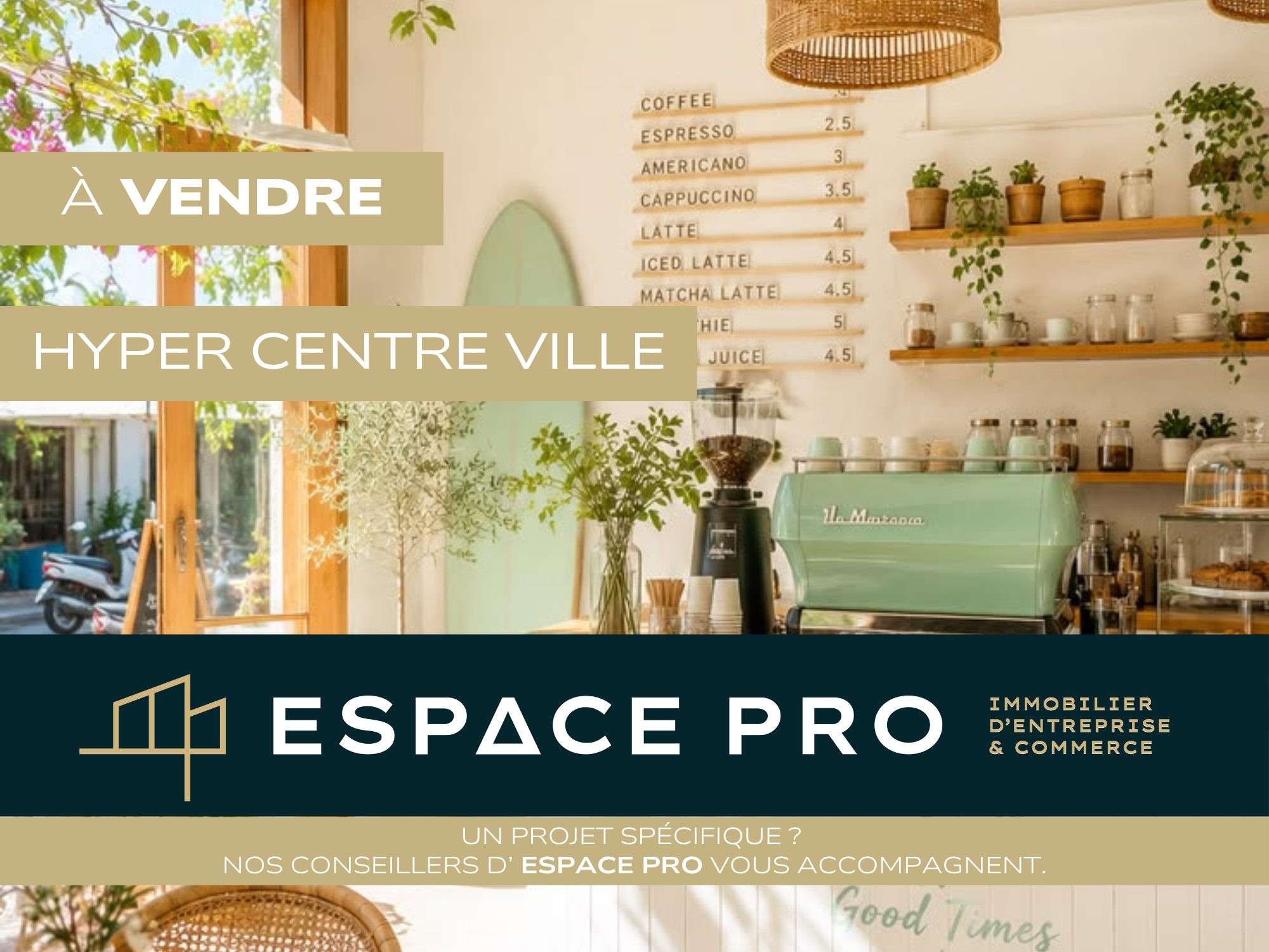 Restaurant à vendre en hyper centre ville de Caen