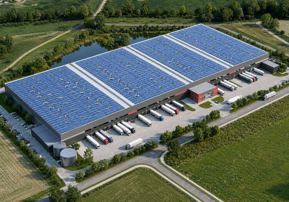 A louer cellule logistique 15280m² Pléchâtel RN137