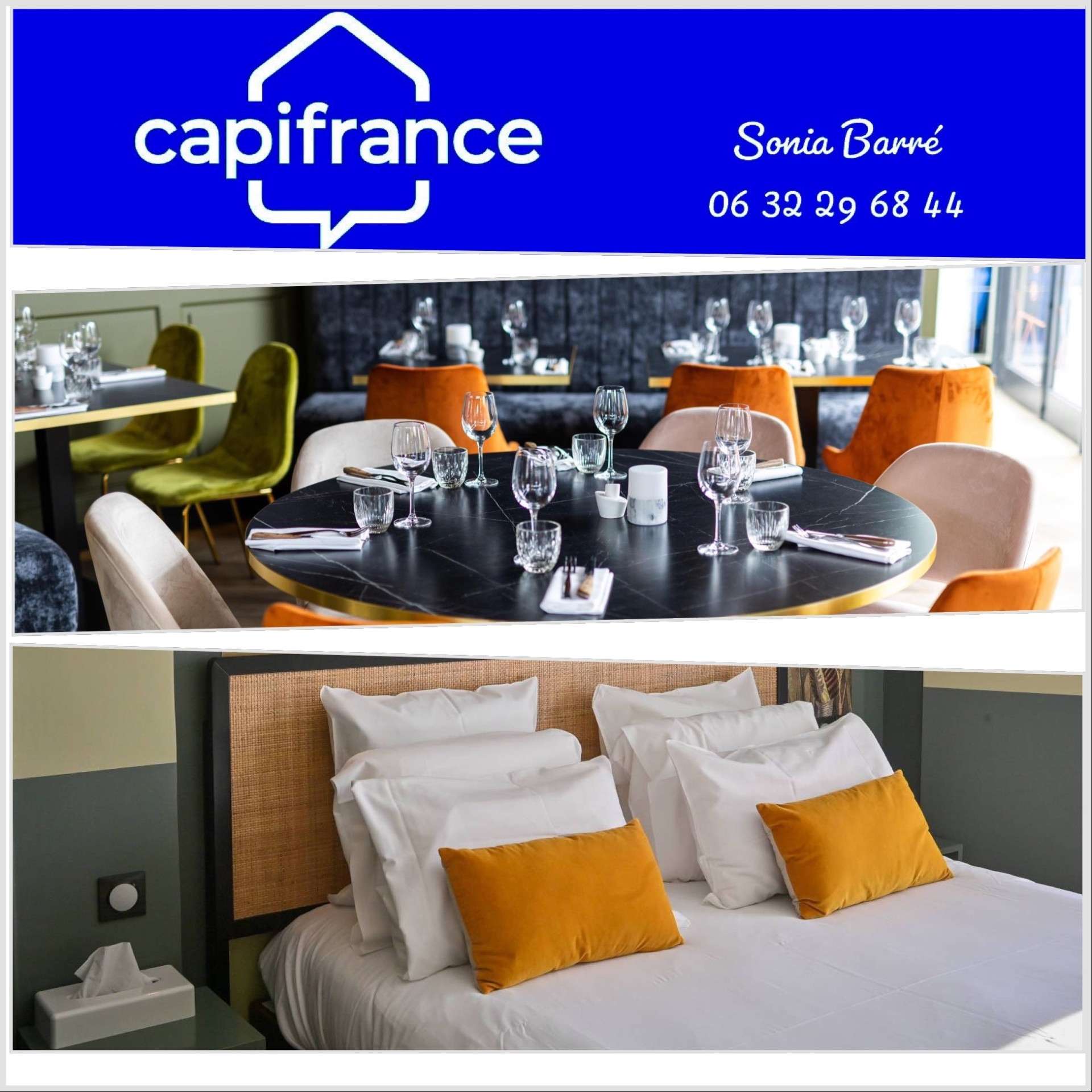 Vente hôtel restaurant centre ville proche Quimper