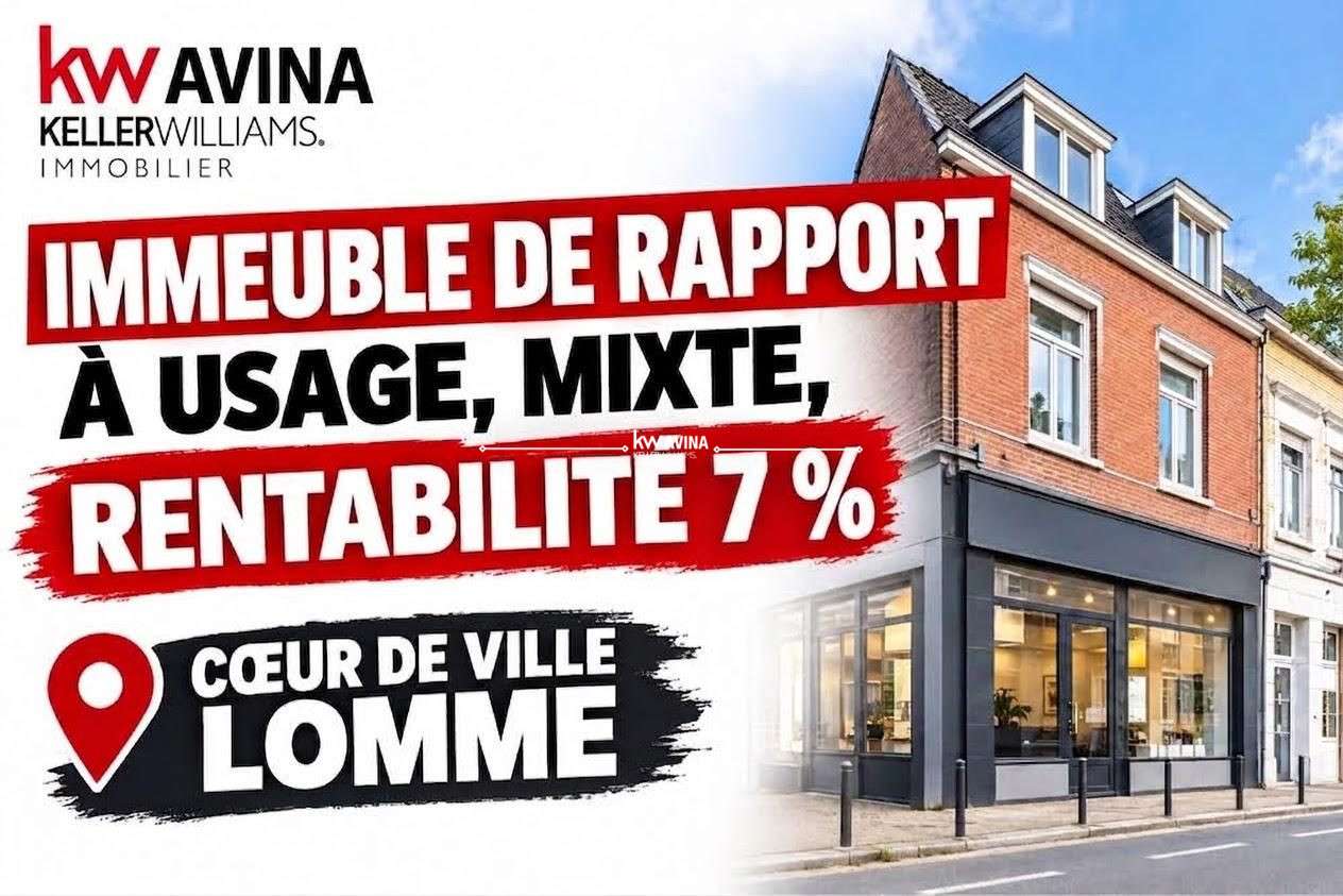Immeuble de 140m² à vendre au centre de Lomme