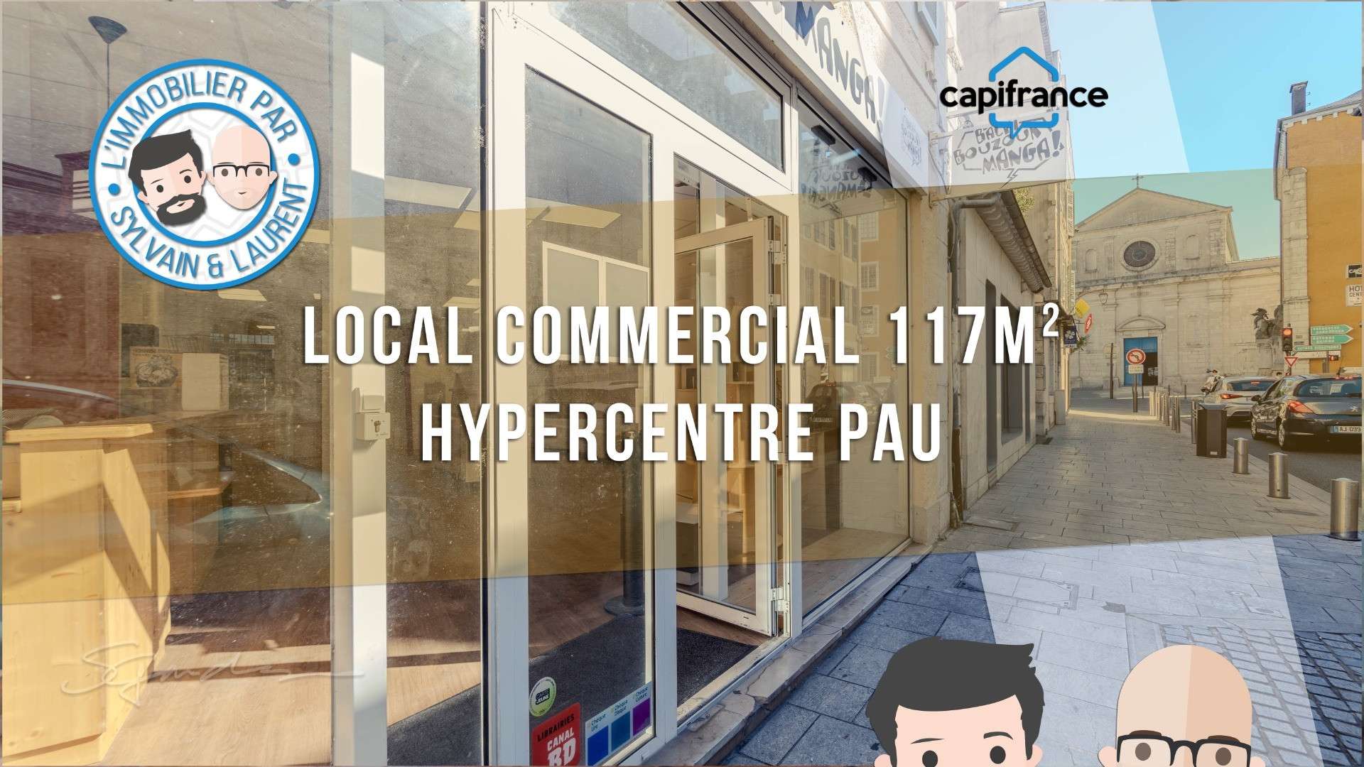 Loca commercial de 161m² à vendre à Pau centre 64