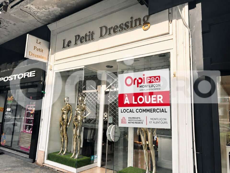 Local commercial 30m² à louer à Montluçon centre