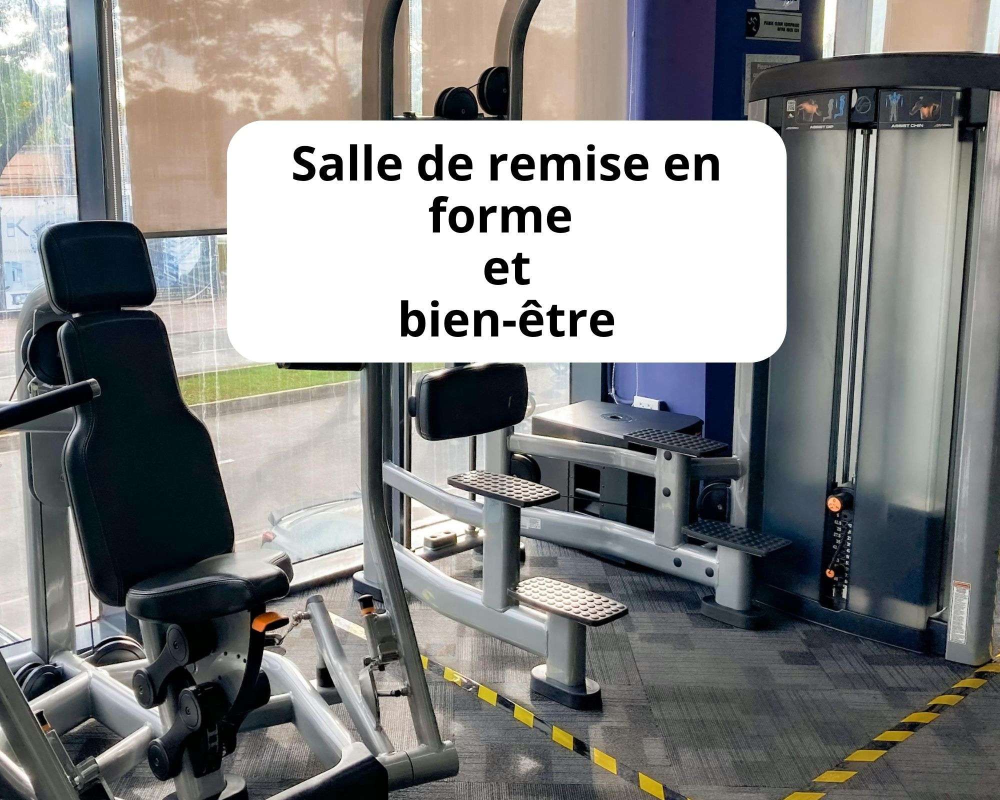 AV salle de remise en forme et bien-être à Antibes