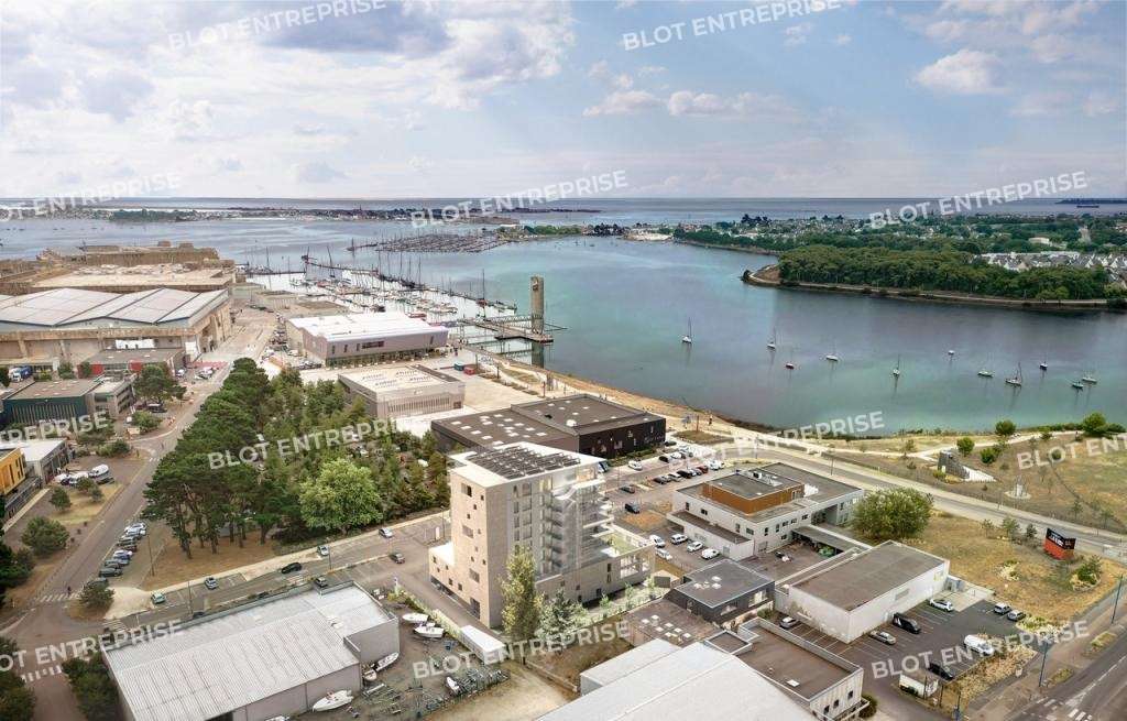 A louer bureaux neufs 145m² Lorient Keroman 