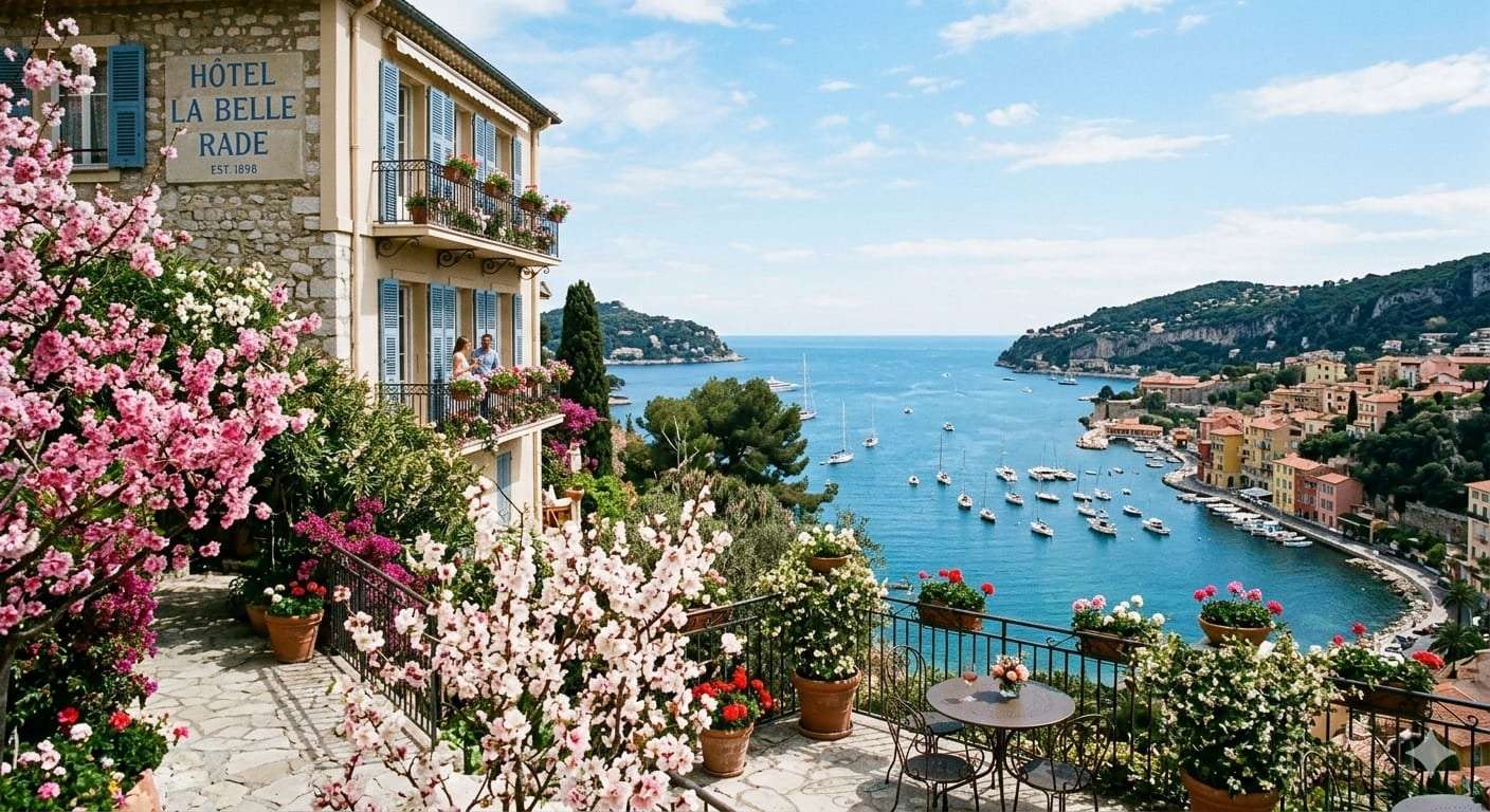 AV hôtel 15 ch 480m² vue mer Villefranche-sur-Mer