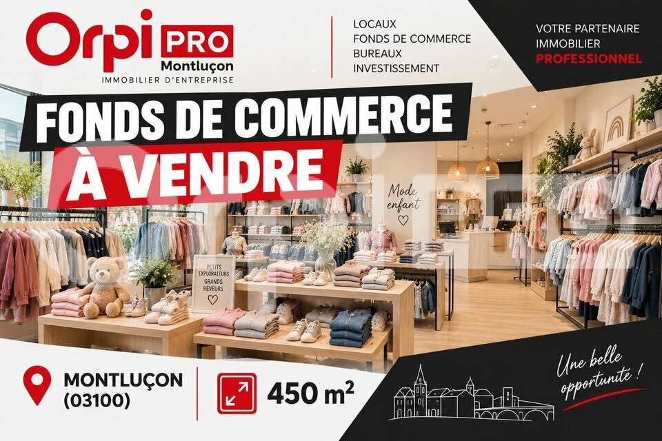 FDC prêt à porter enfant à vendre à Montluçon