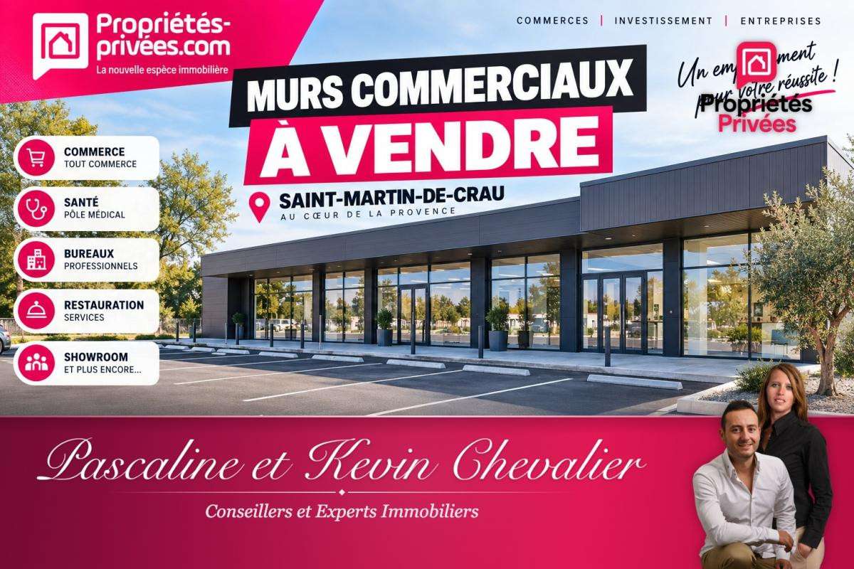 Vente murs de 700m² en zc à Saint Martin de Crau