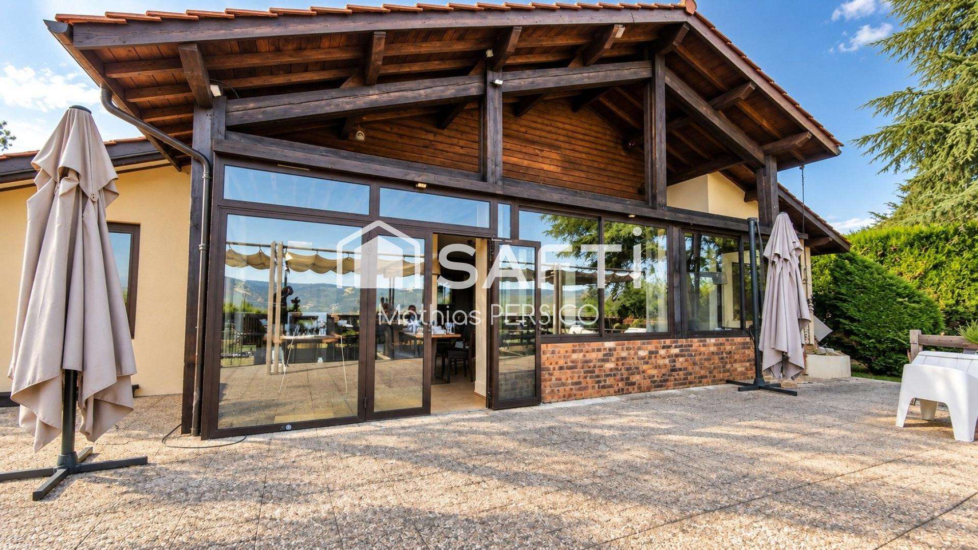Vente restaurant + habitation vue Lac de Nantua