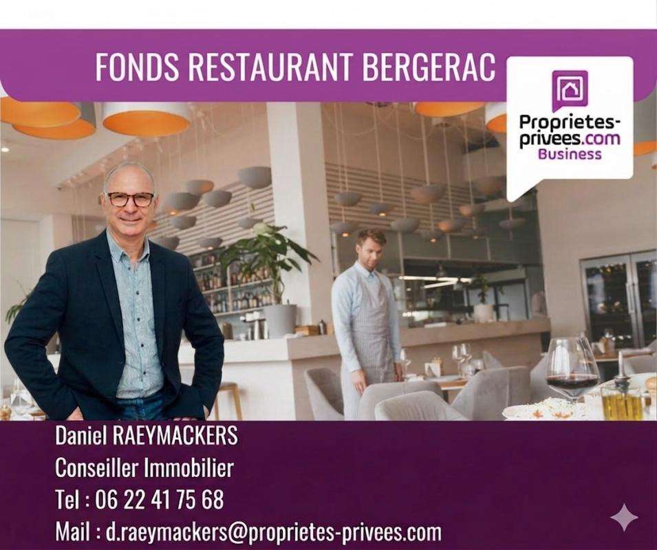 AV restaurant 120 couverts avec terrasse Bergerac